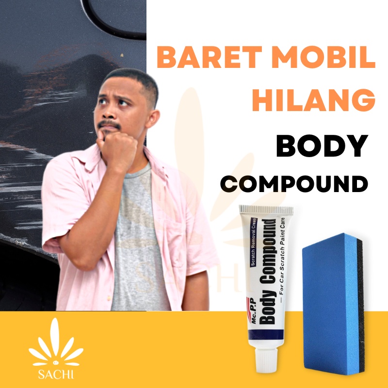 Body Compound Penghilang Baret Lecet Goresan Body Kaca Mobil Motor Helm Wax Coating Repair Auto Care Polish Kit Rubbling Compon Kompon Compond Poles Pemoles Pengkilap Body Bodi Motor Mobil