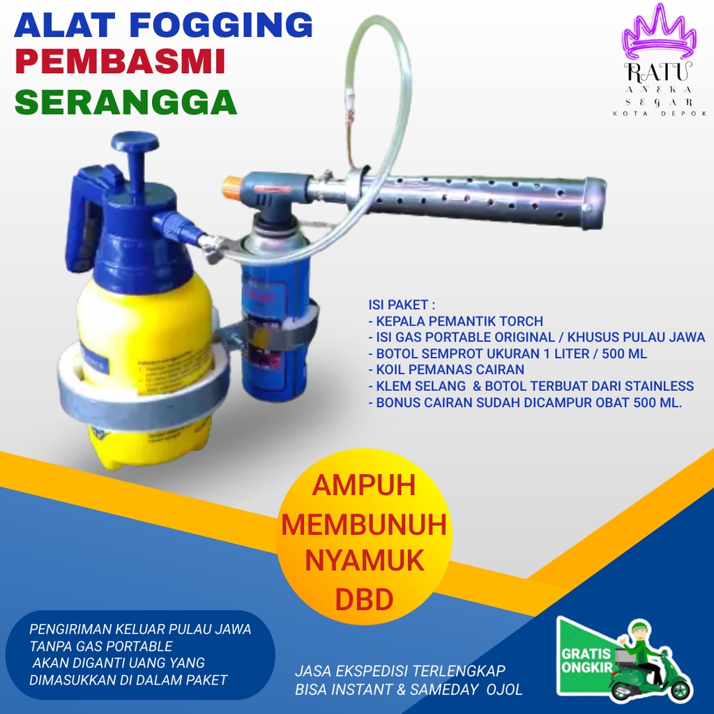 MESIN ALAT FOGGING FOGING DISINFEKTAN DISINFECTANT MINI PORTABLE MACHINE OBAT RACUN PEMBASMI NYAMUK