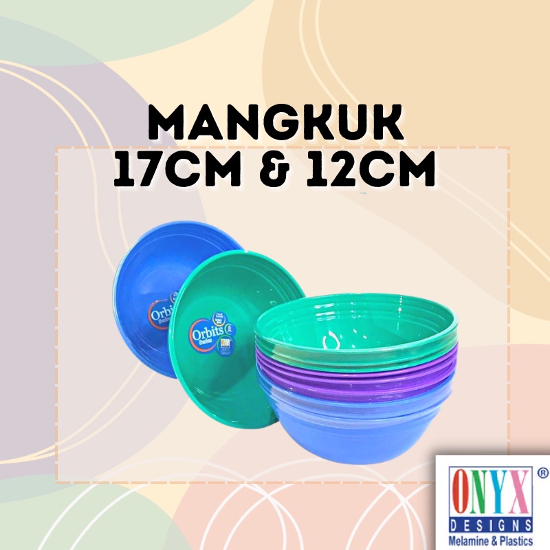 Mangkuk Plastik 17 dan 12cm  / Mangkok Kuah - Mangkok Makan - Mangkok Bakso - Plastic Bowl 6.5  dan 4.5 Inch