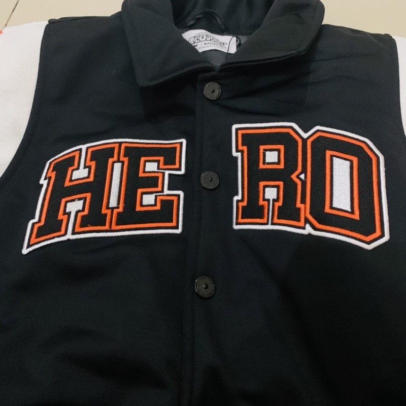 w essentiels x fth x my hero academia bakugo faith industries varsity jacket