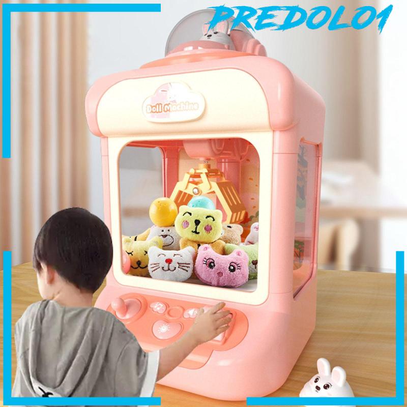 [Predolo1] Vending Grabber Machine Grab Doll Klip Boneka Dengan Suara Untuk Anak Kids