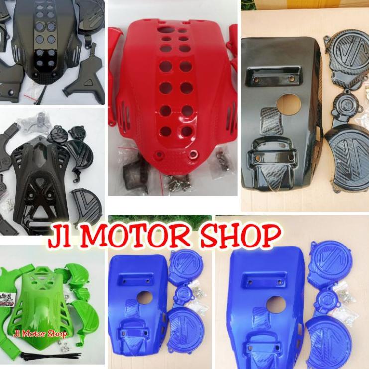 Import Ori% Pelindung - Tutup Cover Mesin Engine Blok Rangka CRF 150 L CRF150 L KLX D-Tracker 150 - 