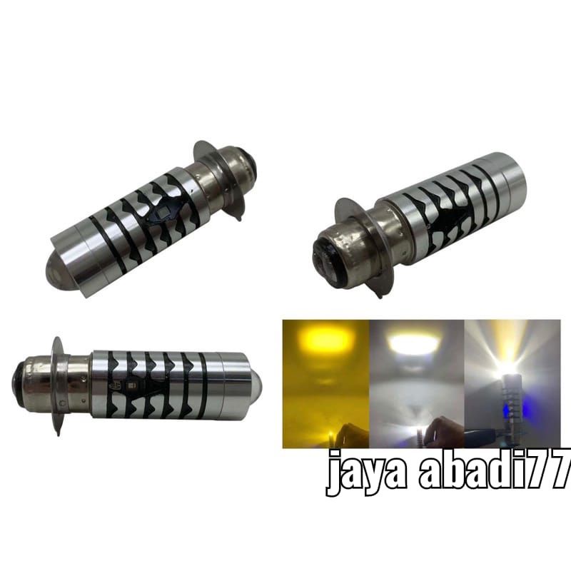 H6 LASER LAMPU DEPAN UTAMA LED JAUH DEKAT PUTIH KUNING PLUS SENJA BIRU MODEL LUMINOS