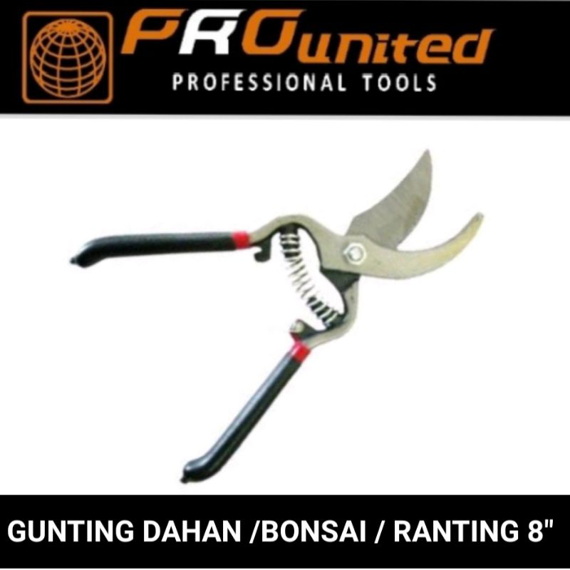 gunting bonsai dahan ranting pohon 8&quot; pro united