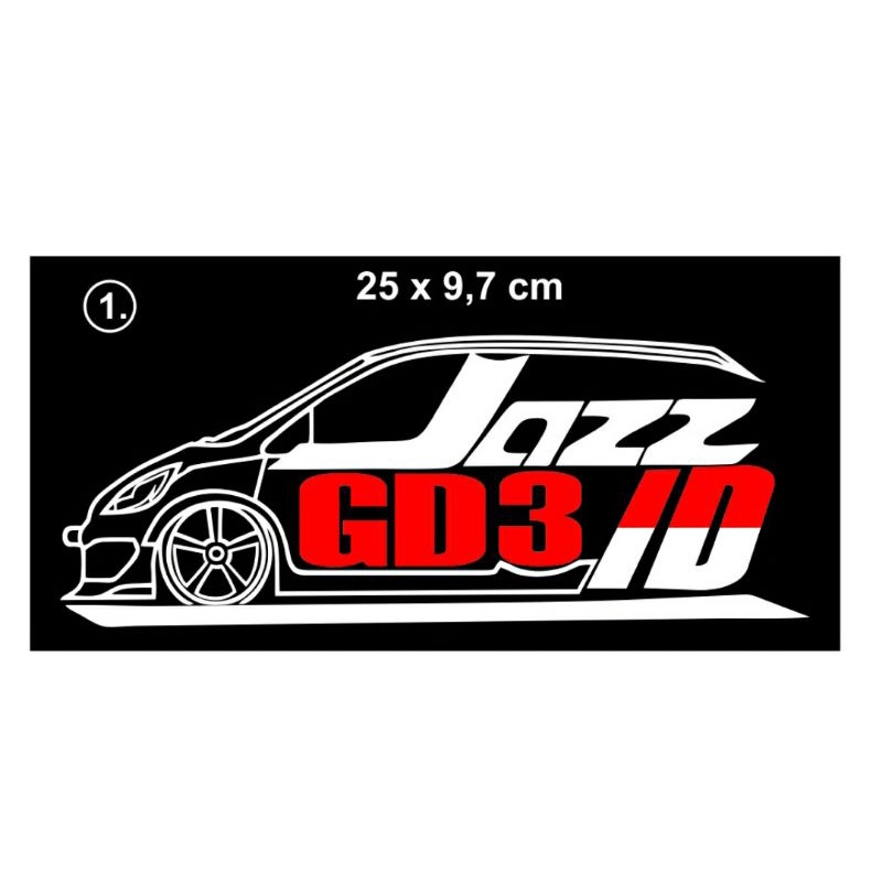 STIKER CUTTING JAZZ GD 3 ID