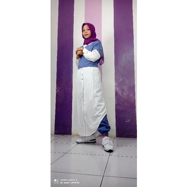 setelan long tunik
