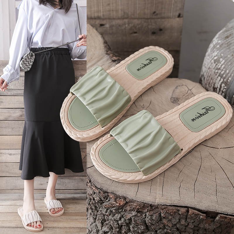 Sandal Karet EF07 Wanita Ala Korea Real Pict / Sendal Elastis / FlatShoes Murah High Quality ACCC