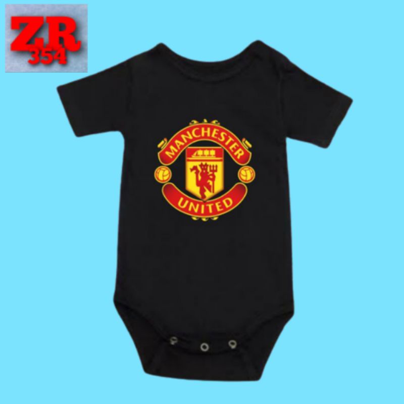 JUMPER BAYI MANCHESTER UNITED HOME KAOS BOLA BAJU RED DEVIL MU DEVILS FOOTBALL CLUB BAYI USIA 0 - 12