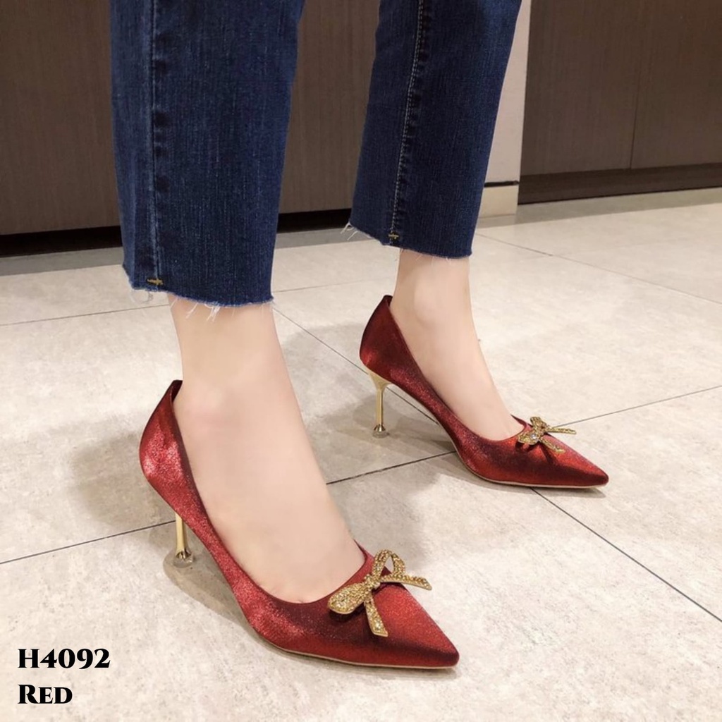 PRF Sepatu Heels Stiletto Fashion Korea H4092