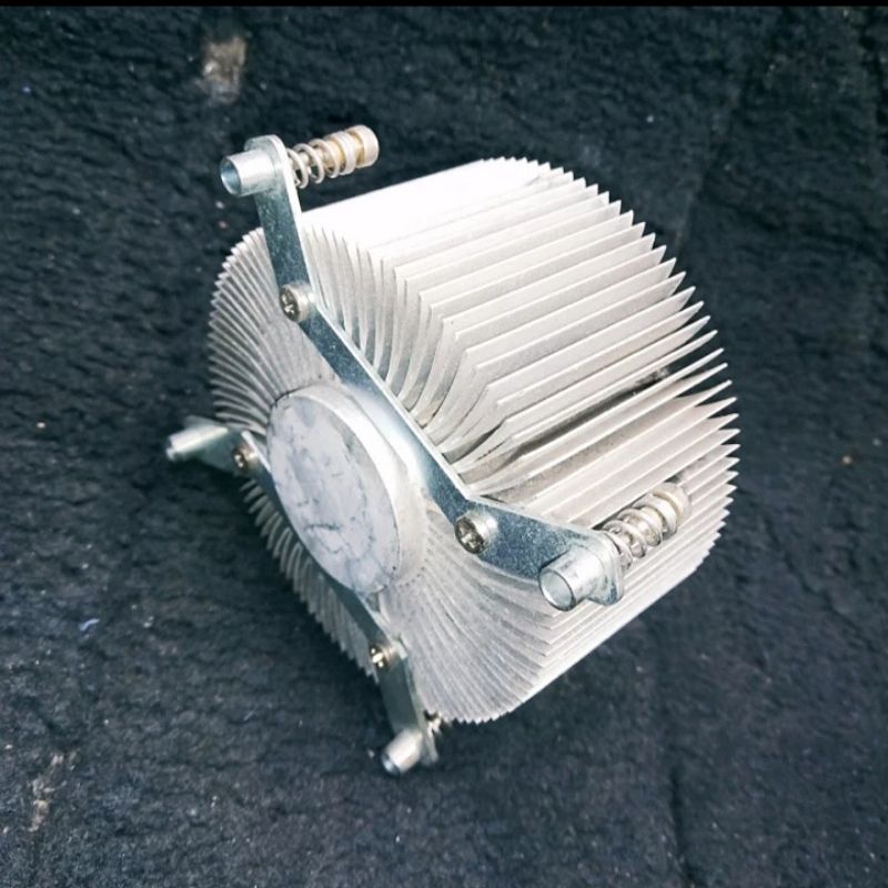ALLUMINIUM HEATSINK FAN BEKAS PENDINGIN RADIATOR HEATSINK BULAT 9CM