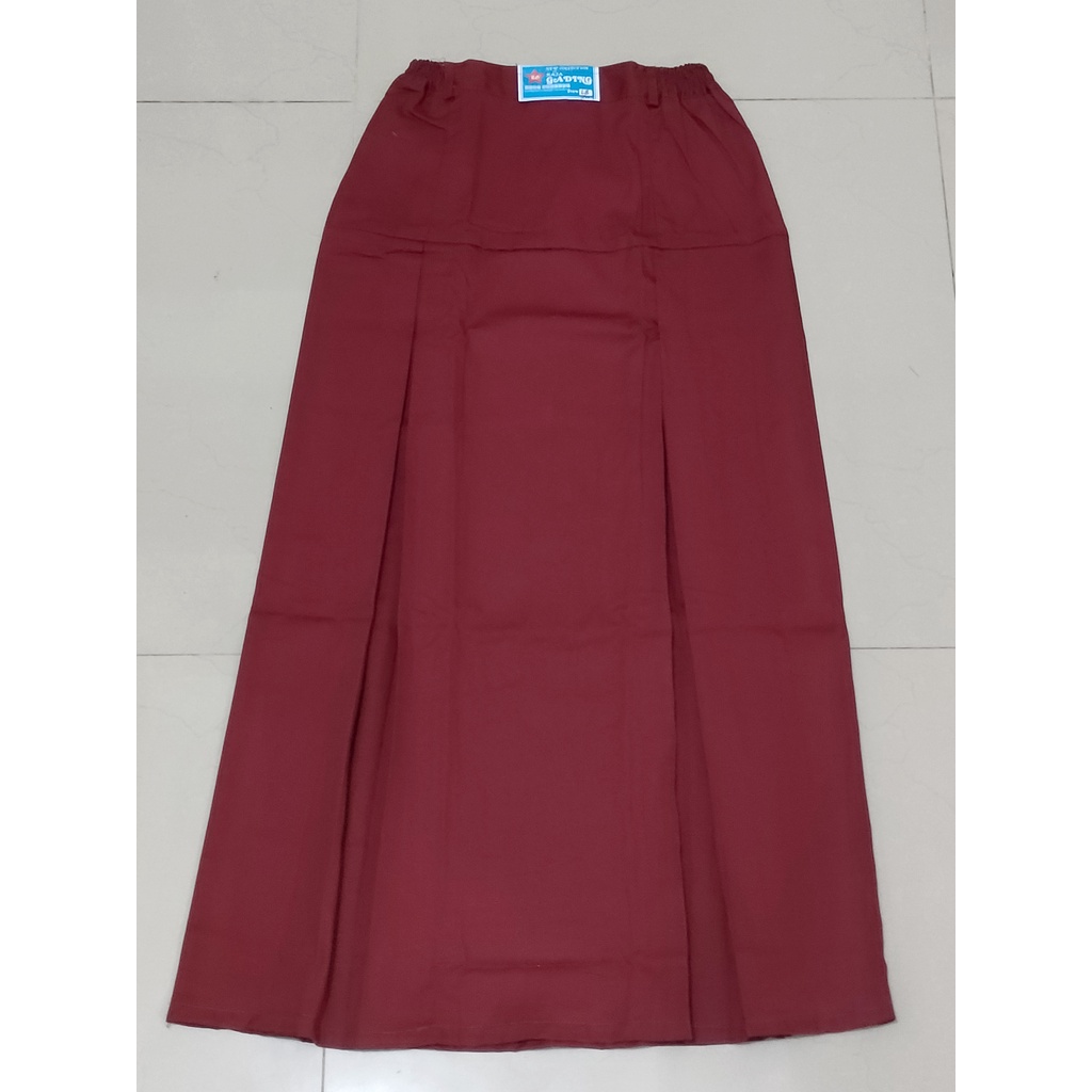 Seragam Sekolah SD MI Rok Panjang Merah Span Kelas 1 2 3 4 5 6