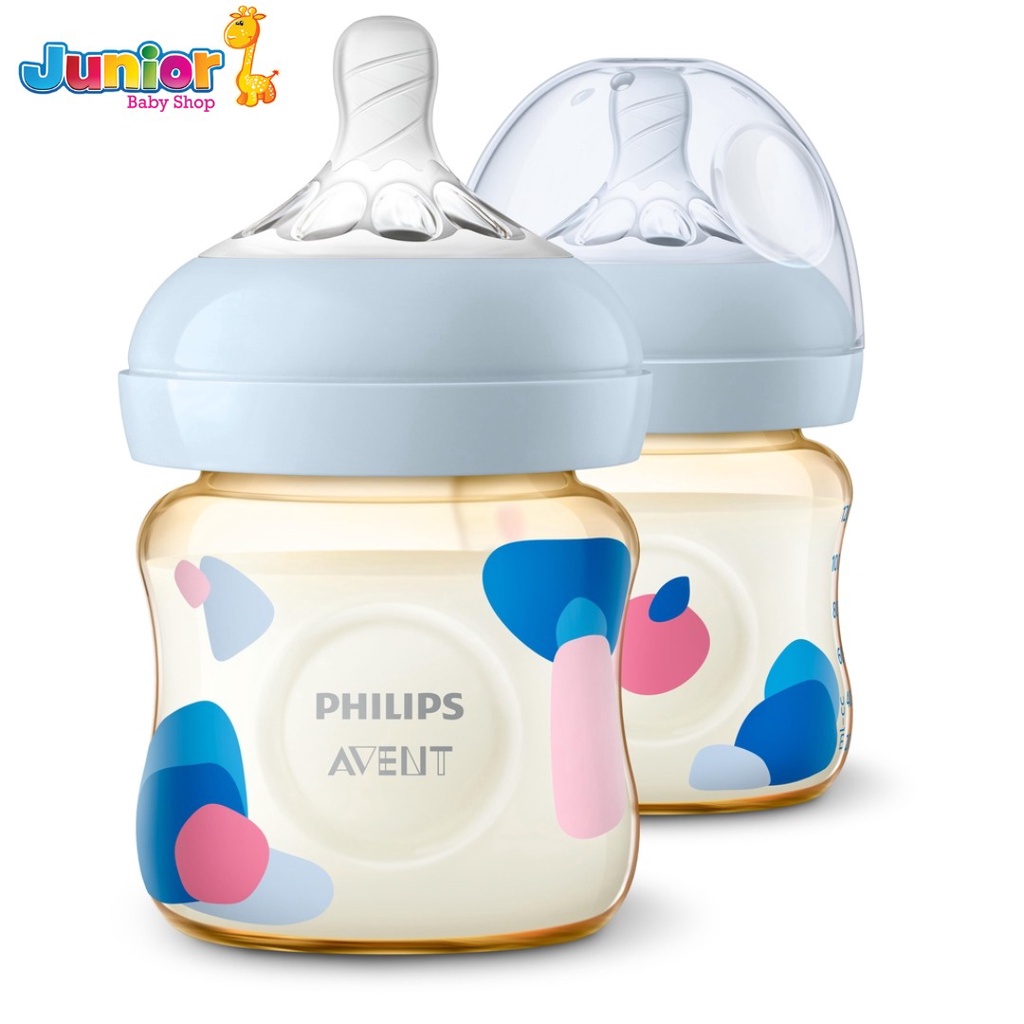 Philips Avent Natural PPSU Twin Bottle 0M+ 125ml