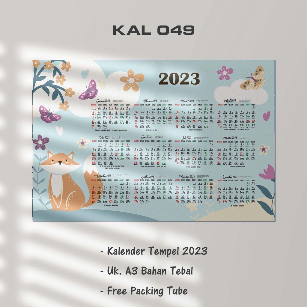 

Artomaringi Kalender Dinding 2025 / Kalender Tempel Custom KAL48