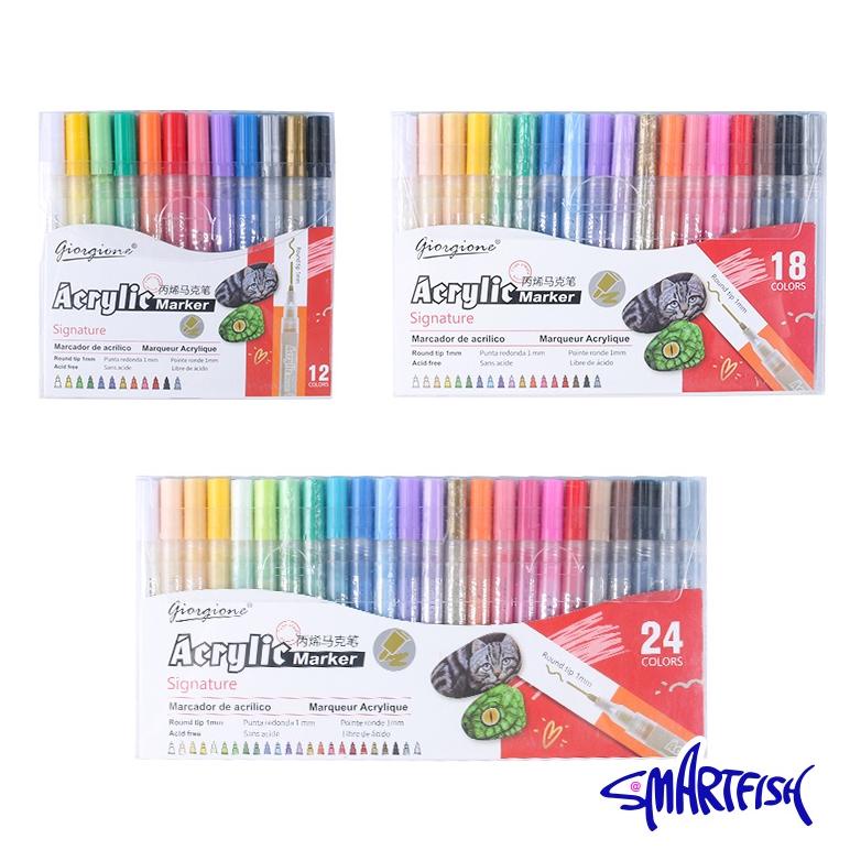 

SMARTFISH ACRYLIC MARKER PEN SET PREMIUM 24 WARNAS TERLARISS...,,,,,