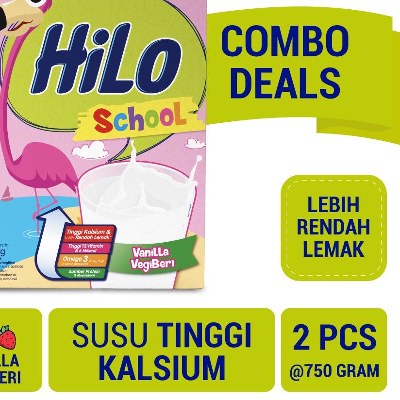 

SEGERA BELI Twin Pack - HiLo School Vanilla Vegiberi 750 gram - Susu Tinggi Kalsium Lebih Rendah Lemak..