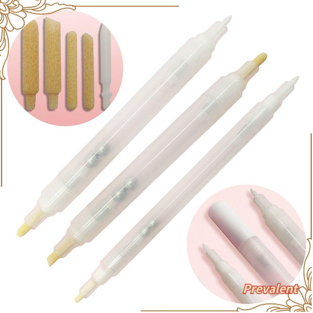 Preva 2PCS/Set Pena Cat Aksesoris Isi Ulang Tinta Laras Tabung Batang Kosong Plastik