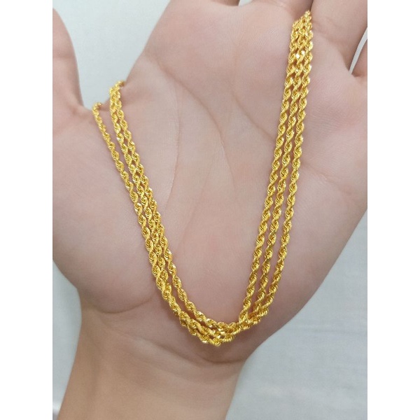 KALUNG TAMBANG ANAK PERAK 925 LAPIS MAS