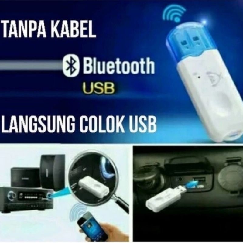 BLUETOOTH RECEIVER USB TANPA KABEL
