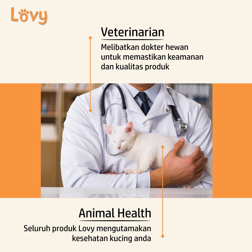 Shampo Kucing Bulu Putih Persia Pemutih Bulu | Lovy WHITE 1 Liter