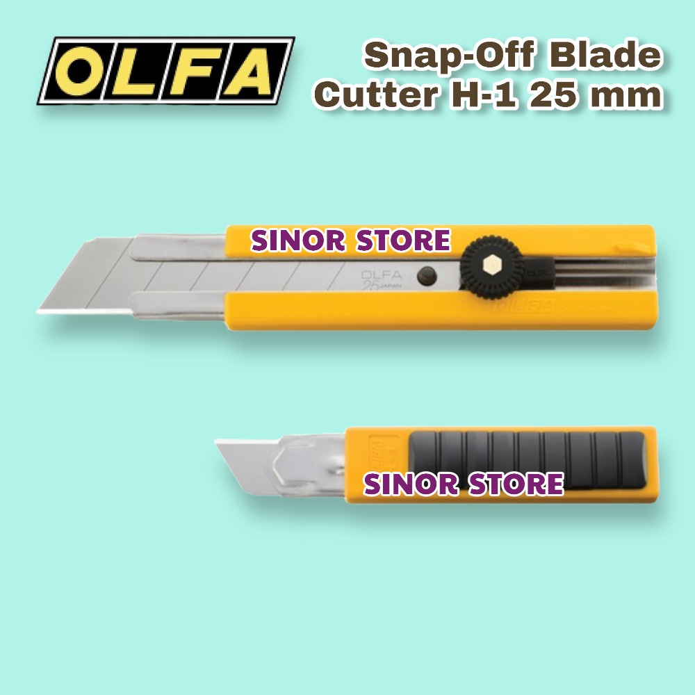 

Olfa Cutter H-1 25 mm Snap-Off Blade