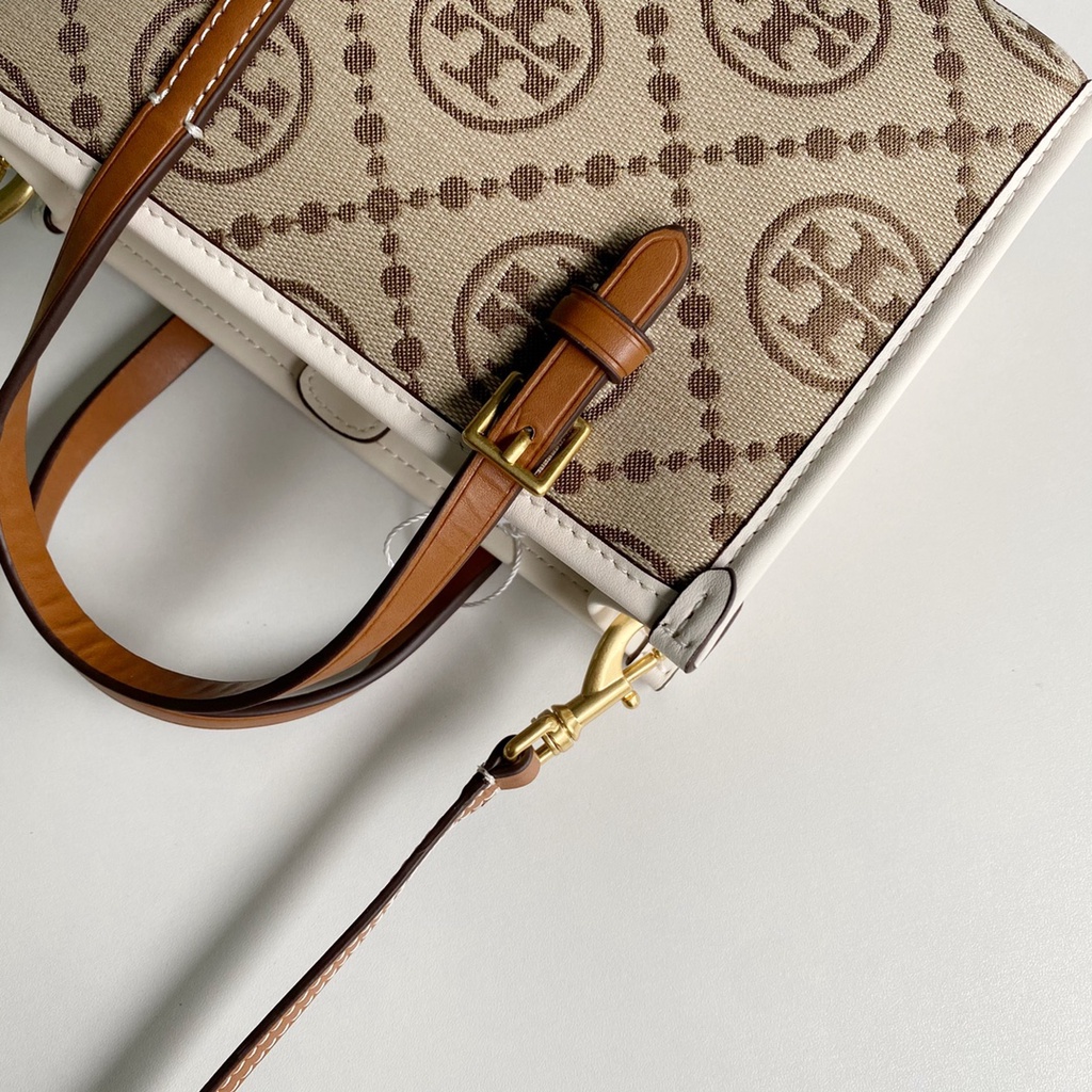 Original TB 147682 Mini Size Canvas Material Ladies Shoulder Bag Messenger Bag Tote