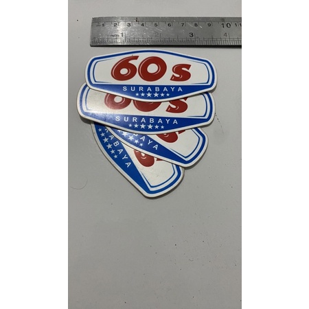 Sticker Vespa 60s Surabaya Big