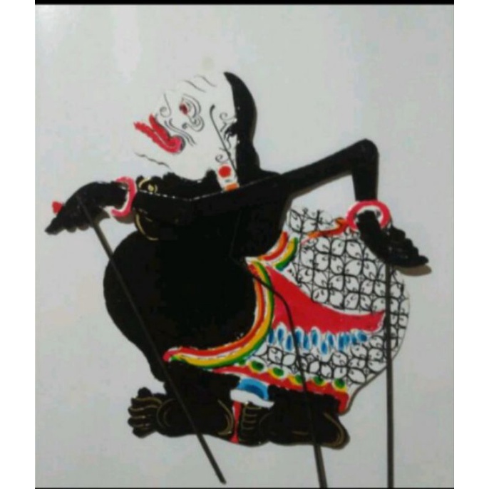 Wayang kulit kertas mainan semar badranaya punokawan