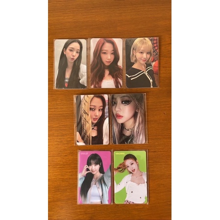 AESPA GIRLS TAMS PHOTOCARD PC KARINA GISELLE WINTER NINGNING