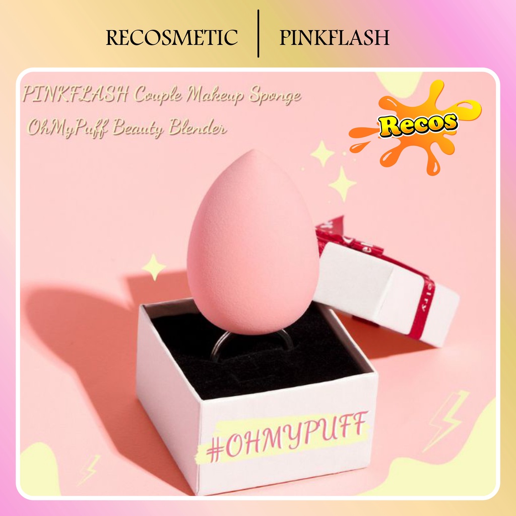 PINKFLASH OHMYPUFF Spons Beauty Blender | PINK FLASH Sponge Beauty Blender - PF T01