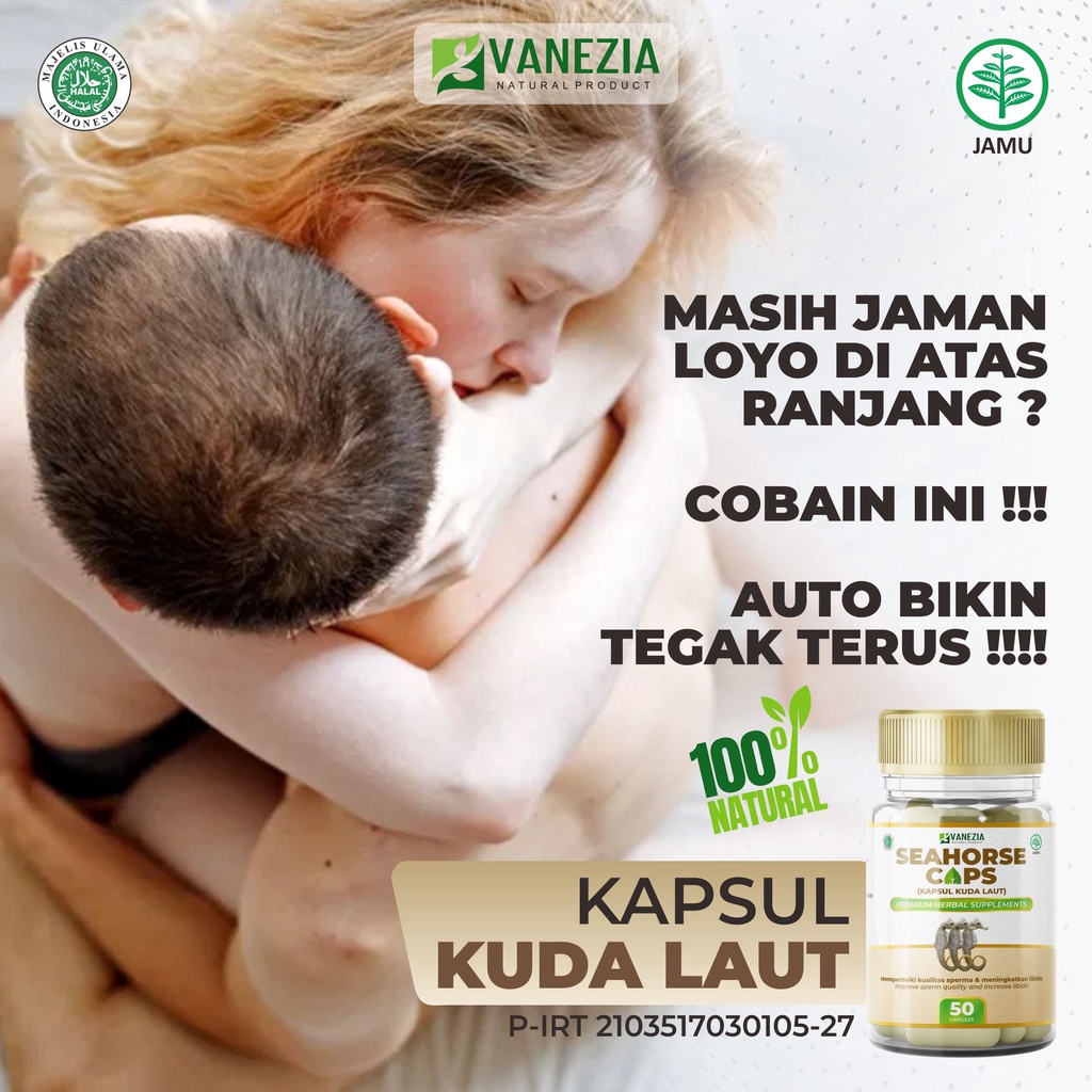 Kapsul kuda laut kering super 100%  Asli Original