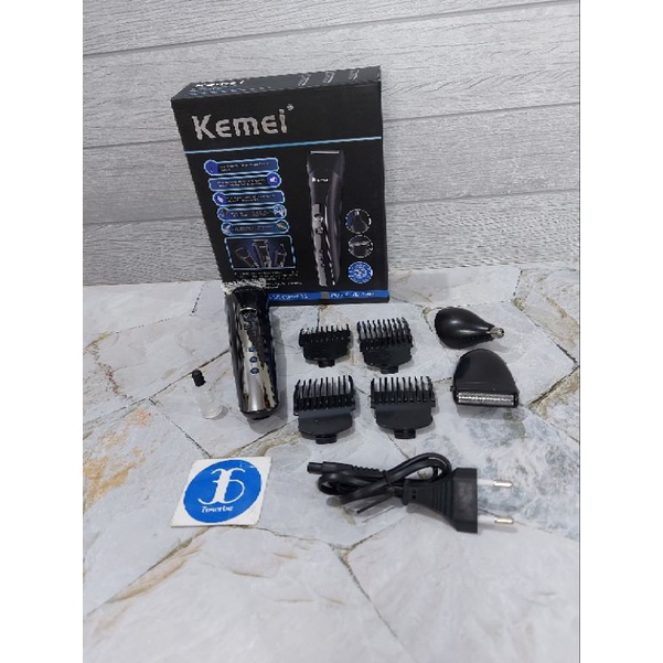 Alat Cukur Rambut 3 In 1 Kumis Bulu Hidung Kemei 1506 ORIGINAL