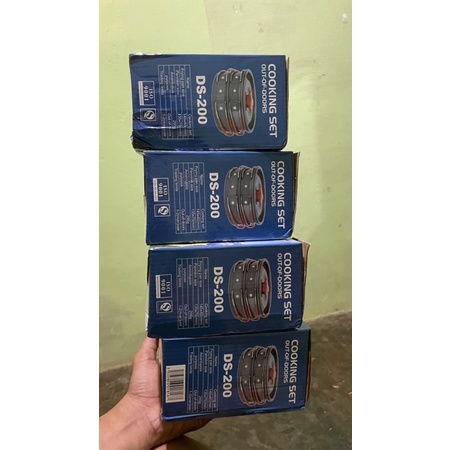 panci mini outdoor camping coocking set ds200