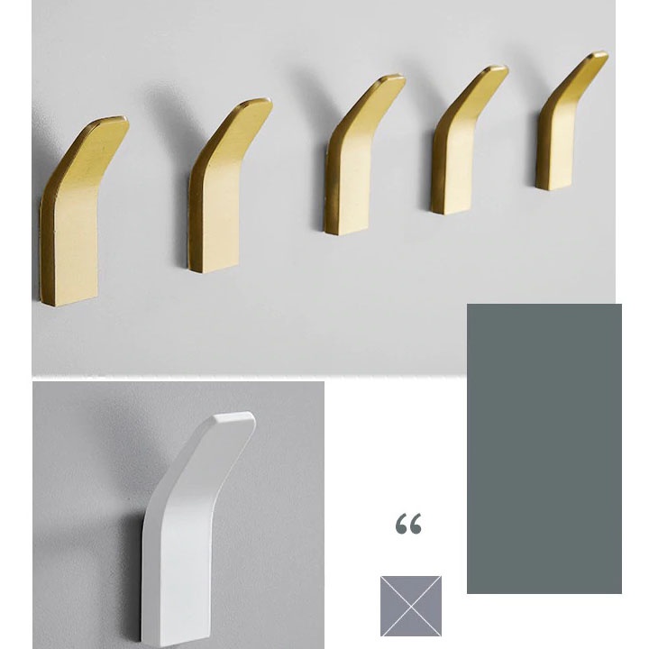 【GOGOMART】Gantungan Dinding Bathroom Wall Hook Hanger Stainless Steel - SH015