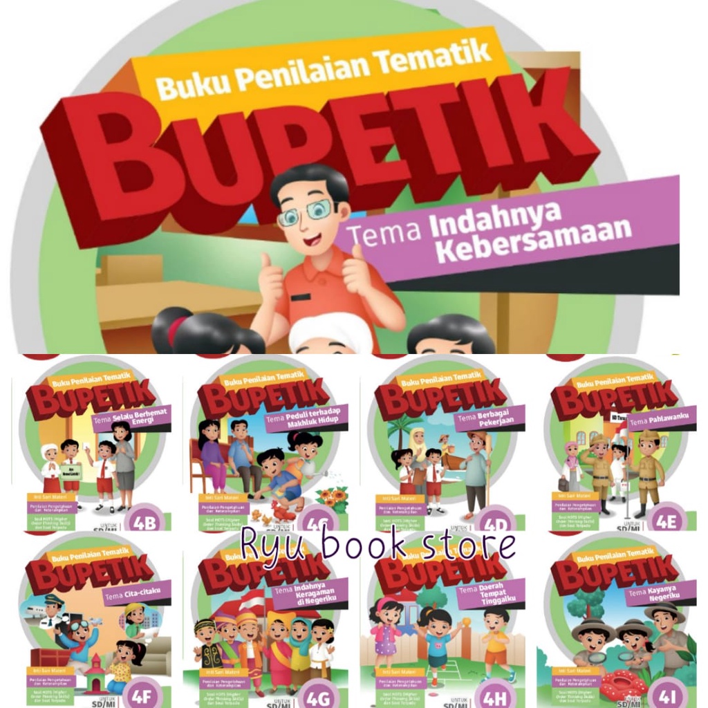 Buku Bupetik Kelas 4 SD k13 Revisi Erlangga