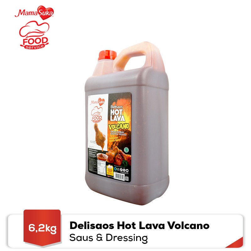 Mamasuka Delisaos Hot Lava Volcano 6,2 Kg