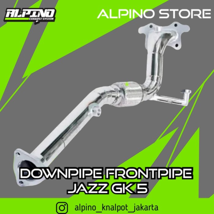 downpipe frontpipe jazz gk 5 alpino