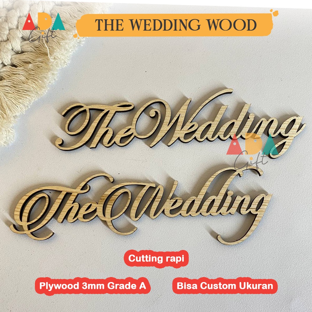 The Wedding Kayu Plywood Chipboard | The wedding Mahar Rustic