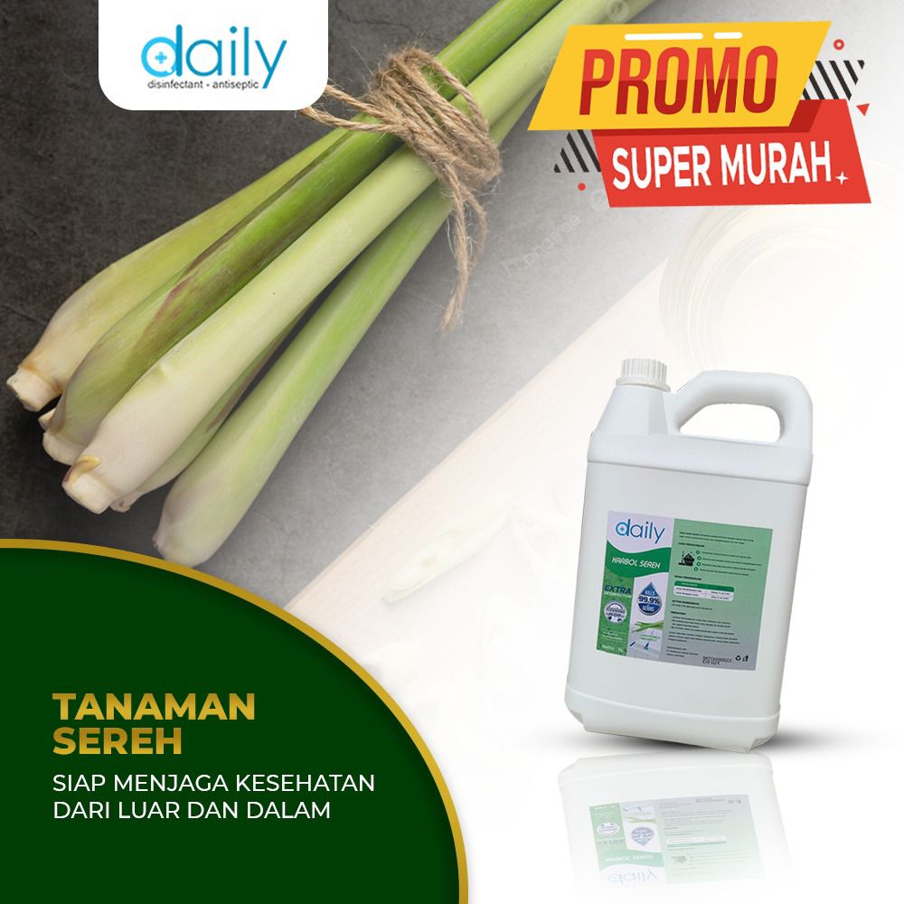 Daily Karbol 5 Liter Anti Nyamuk dan Serangga Antibacterial