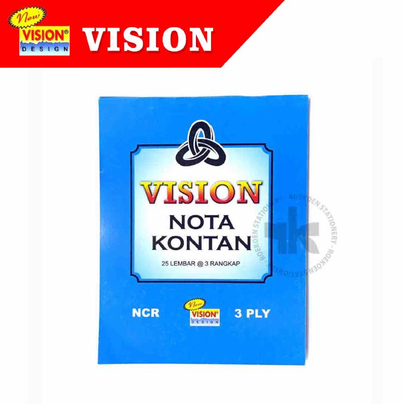 

Vision Nota Besar - B3 NCR 3Ply 55gsm 160x210mm (25 set)