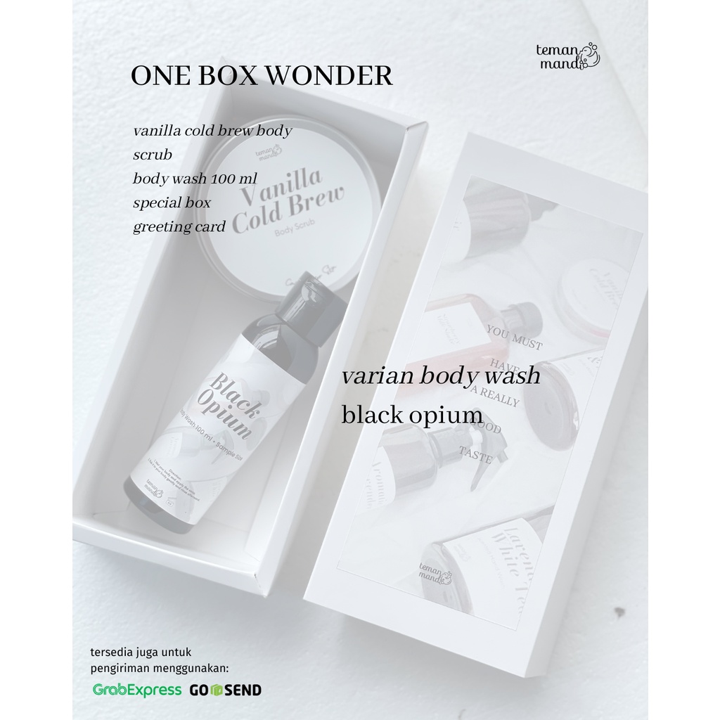 ONE BOX WONDER GIFT SET | HADIAH SABUN MANDI BUSA SCRUB DISINFEKTAN