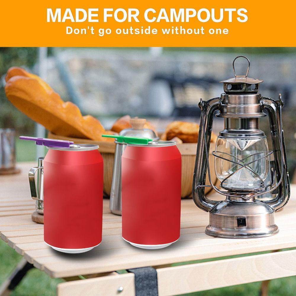 Preva 6pcs Easy Can Opener Camping Tools Penghilang Tutup Alat Dapur Toples Dapat Disegel