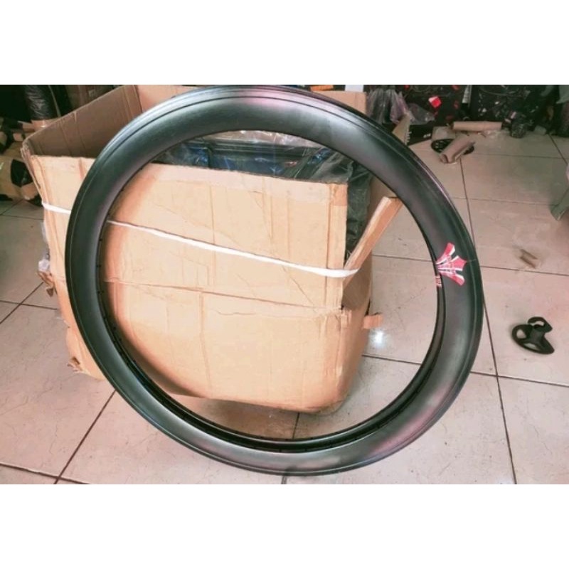 Velg sepeda fixie mtb bmx rims 700 lespo by netro 36H double wall 5cm