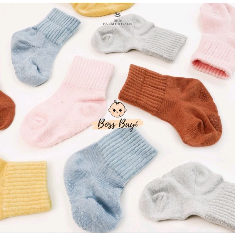 LITTLE PALMERHAUS Folded Cuff Socks / Kaos Kaki Bayi