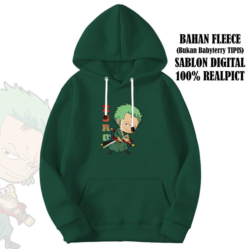 HOODIE ANAK SWEATER ONE PIECE ZORO UNTUK ANAK 2-10 TAHUN BISA COD KE249