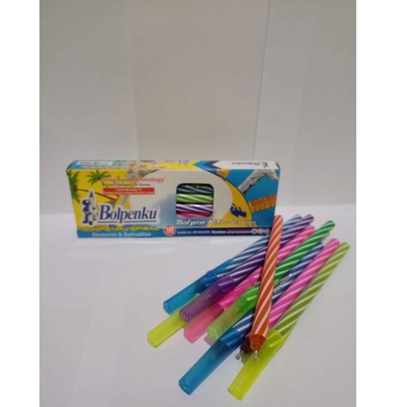 

☣ SELUSIN ( 12 PCS ) Pulpen Lilin Bolpenku Bolpen Lilin Bolpenku Termurah ㊕