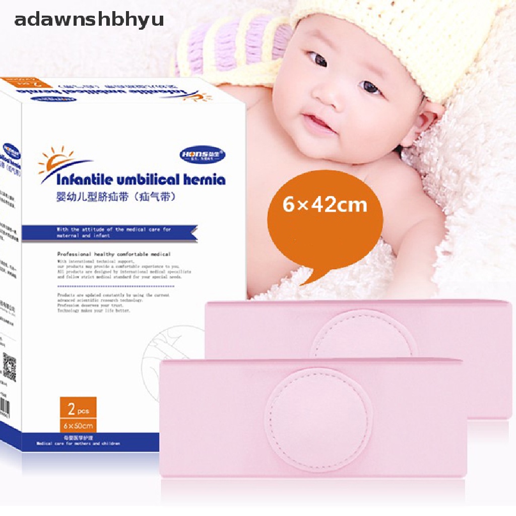 Adawnshbhyu 2pcs Sabuk Perawatan Terapi Hernia Umbilical Breathable Bag Tali Katun Elastis ID