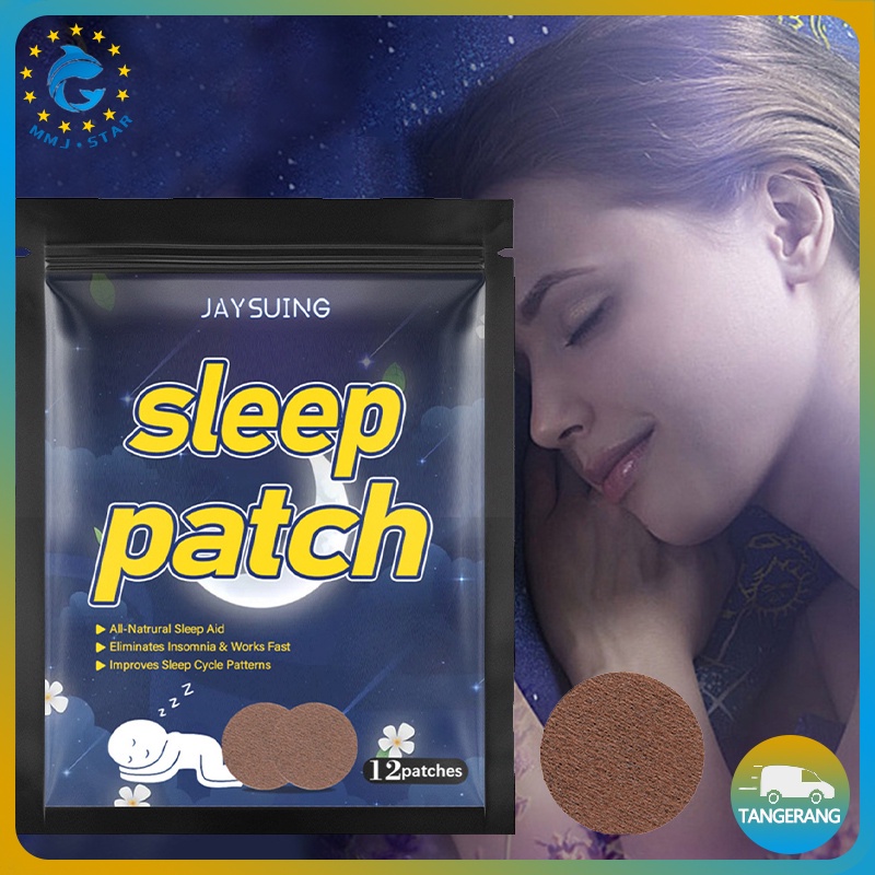 【12 PCS】Patch Bantu Tidur/Herbal Sleep Patch/Sleep Patch