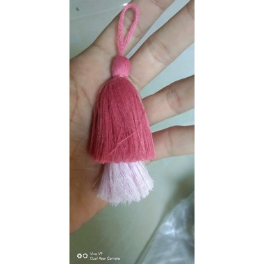 tassel/rumbai kerudung 2 susun termurah