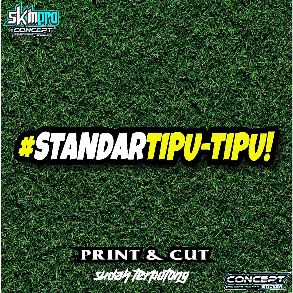 Jual Cod Sticker Standar Tipu Tipu Racing Hologram Stiker Pack