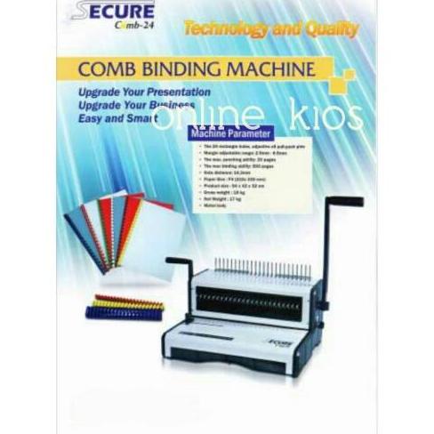 

SECURE COMB-24 - Mesin Jilid / Binding